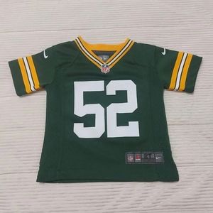 Nike Kids 2T Green Bay Packers Jersey